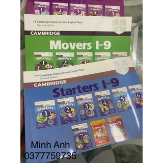 bộ đề in gộp starter, mover, flyer (màu gộp từ 1-9)