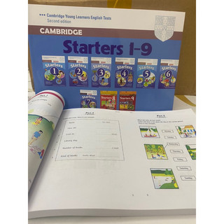 bộ đề in gộp starter, mover, flyer (màu gộp từ 1-9)