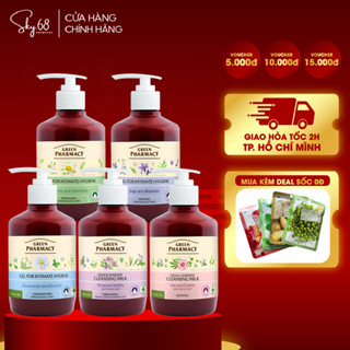 Dung dịch vệ sinh phụ nữ Giúp Kháng Khuẩn, Làm Dịu Da, Cân Bằng Độ pH Vùng Kín "Zelenaya Apteka" 370ml