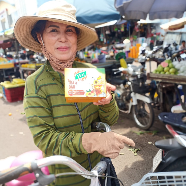 TRÀ ĐÀO WILL HÒA TAN hộp 16 gói 272g