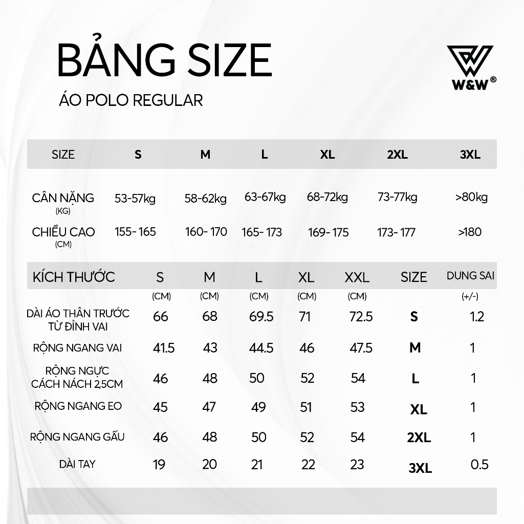 Áo Polo Nam W&W Form Dáng Regular Fit, Chất liệu Coolmax Thoáng Mát, Giữ Form, Tôn Dáng Họa Tiết Trẻ Trung WPO98R