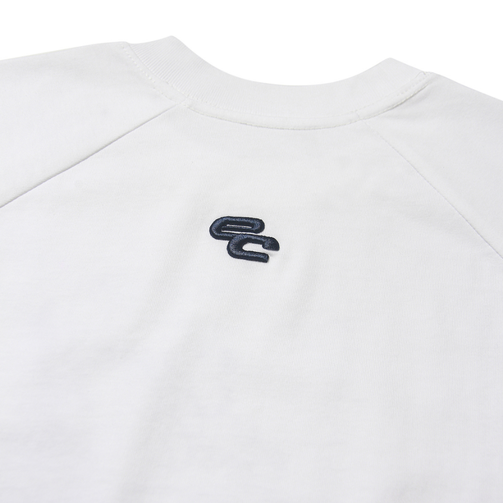 Áo thun nữ Baby tee - EYE C CHEVAL TEE/ TRẮNG