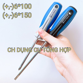 Tua vít dẹp/bake 6mm dài 100mm/150mm c0311-6150 c'mart