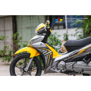 Tem Jupiter 115 - mẫu N01 (Xám Vàng)