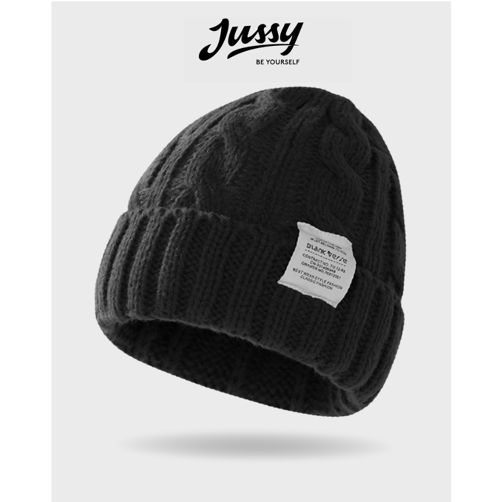 Mũ Len Dệt Kim Hàn Quốc Jussy Offcial Chất Len Dày Siêu Ấm Áp 8 Màu Hot Phong Cách Vinatge
