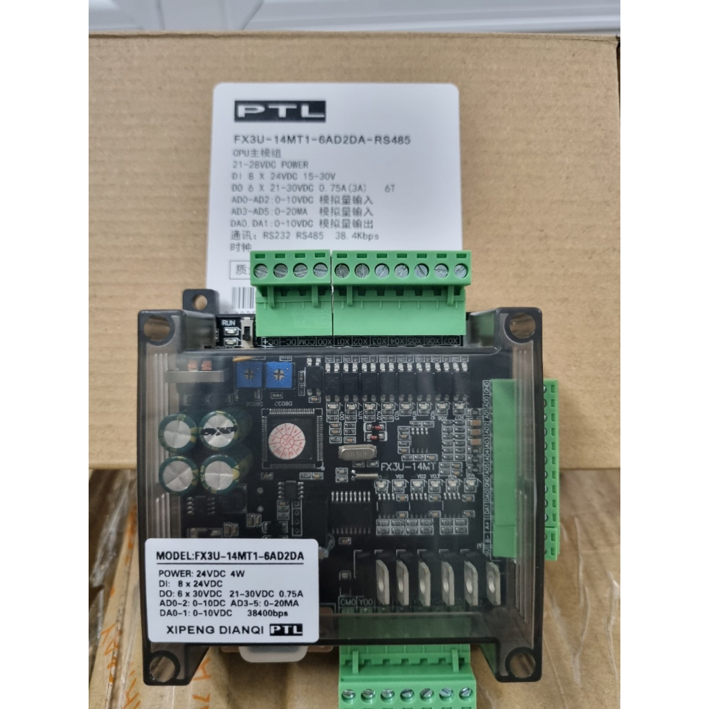 Combo Màn hình HMI Text OP320-A-S OP325 Và PLC FX3U 14/24 MR/MT