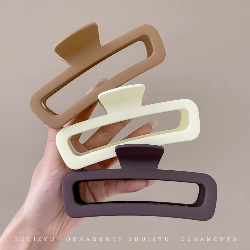 Kẹp tóc trơn size 13cm dành cho nữ