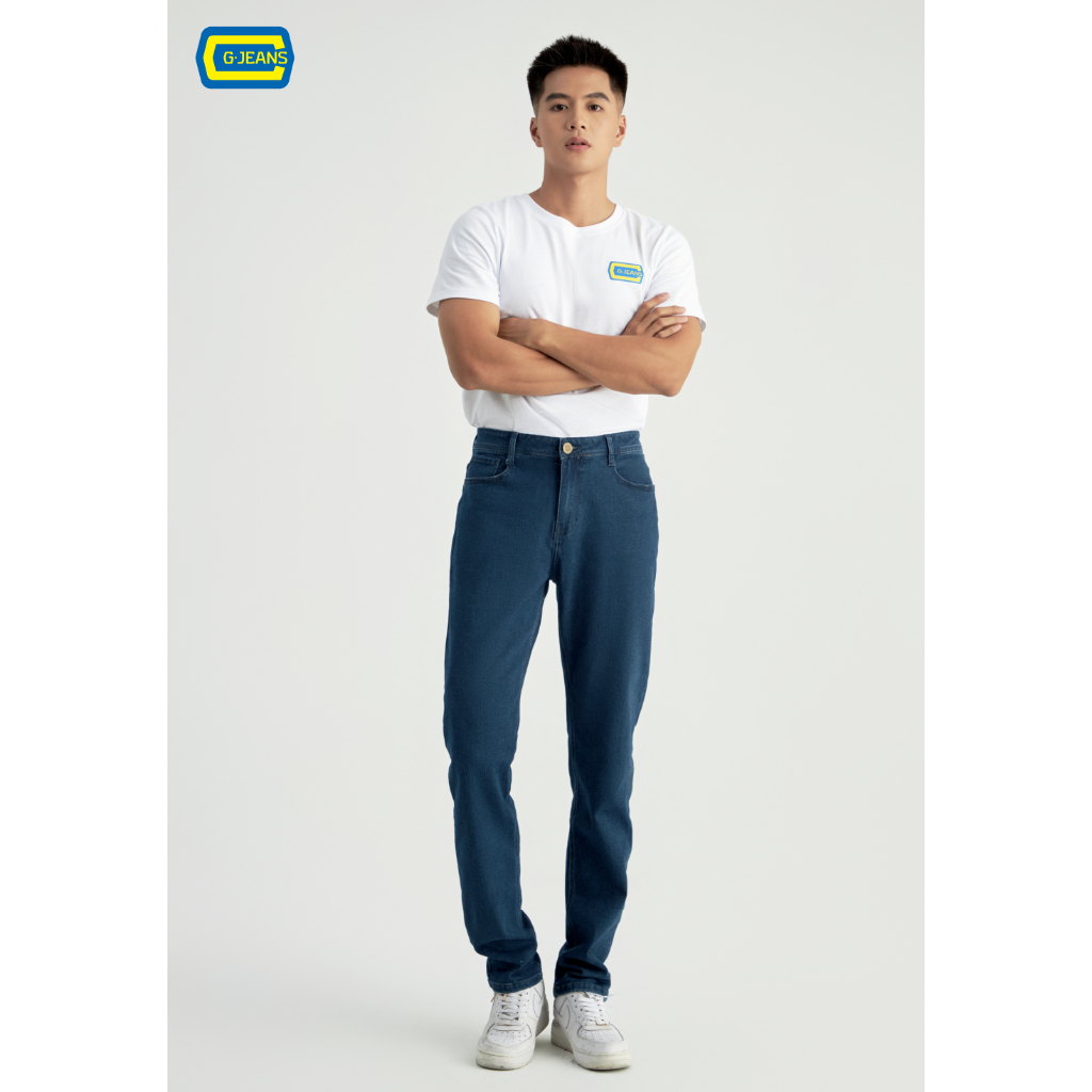 [Mã FATOP12 giảm 30K đơn 150K] Quần Genviet Dài Nam Jeans Col Đứng D1108J8386