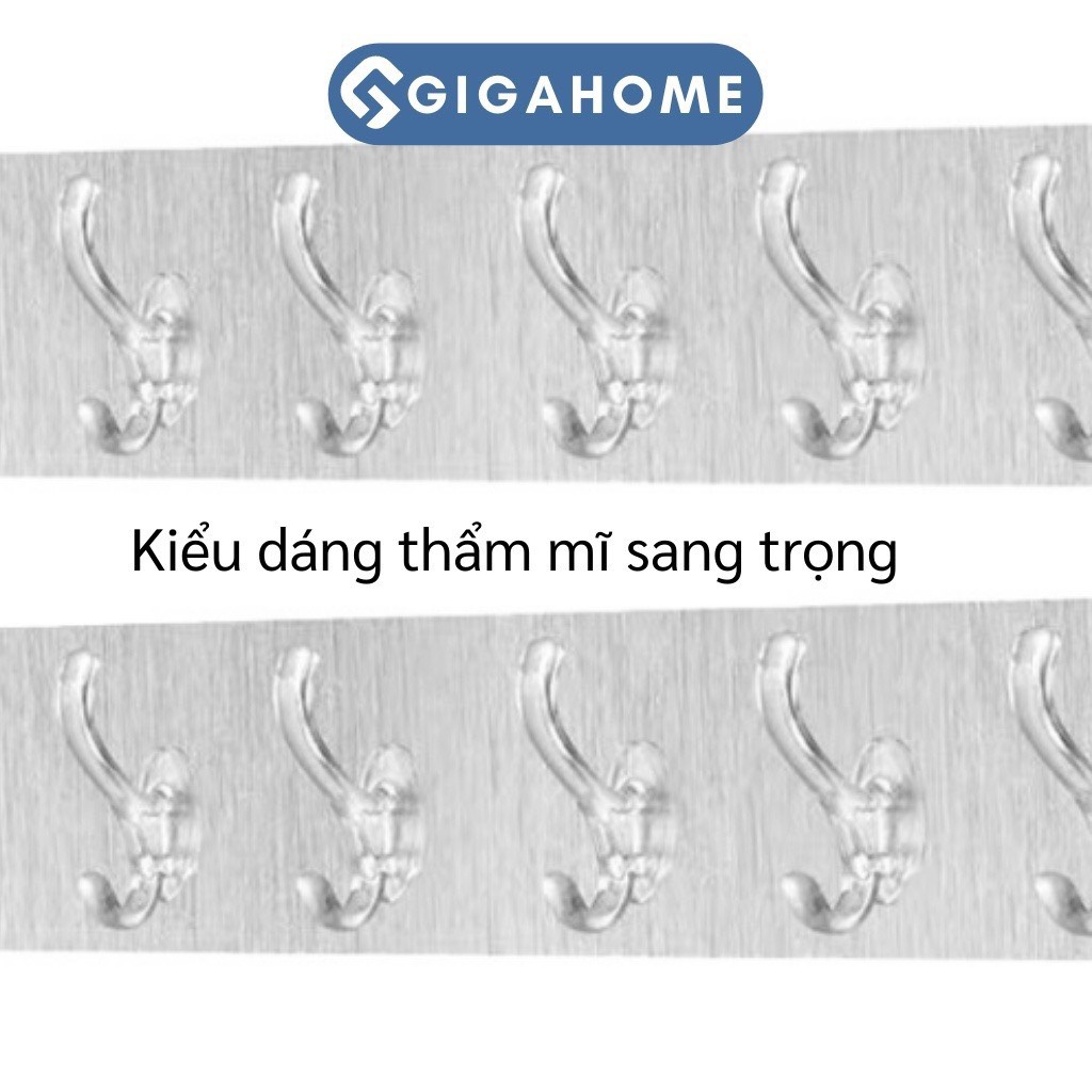 Thanh 6 Móc Dán Tường Treo Đồ GIGAHOME Siêu Dính - gd66