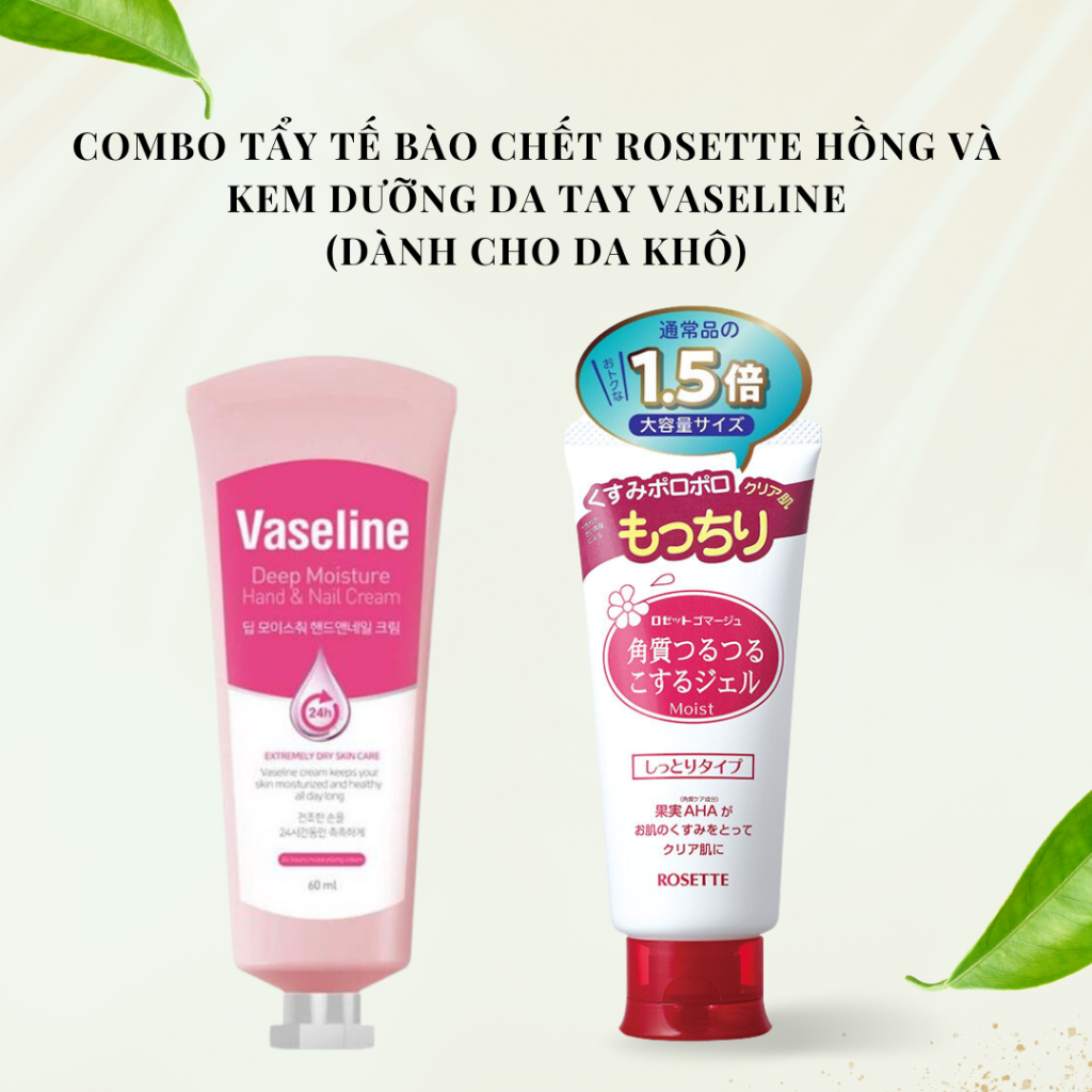 Kem Dưỡng Da Tay Và Móng Vaseline Deep Moisture Hàn Quốc 60ML