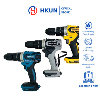 Thân máy khoan pin Makita, Hitachi, Dewalt không chổi than
