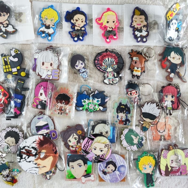 ( MS85 ) Móc Khóa + Huy Hiệu Nhân Vật Hoạt Hình Anime.