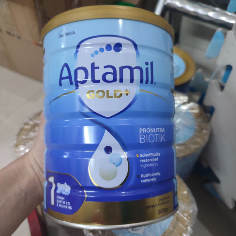 Aptamil Gold hàng Úc sách tay lon 900g số 1-2-3-4