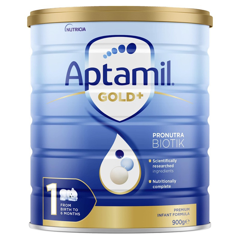Aptamil Gold hàng Úc sách tay lon 900g số 1-2-3-4