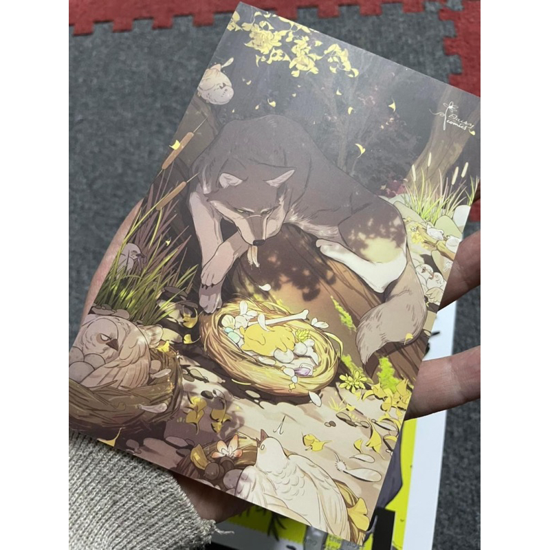 Hộp quà tặng in hình Sói Đầu Đàn Và Cún Nhỏ 1,2 đặc biệt