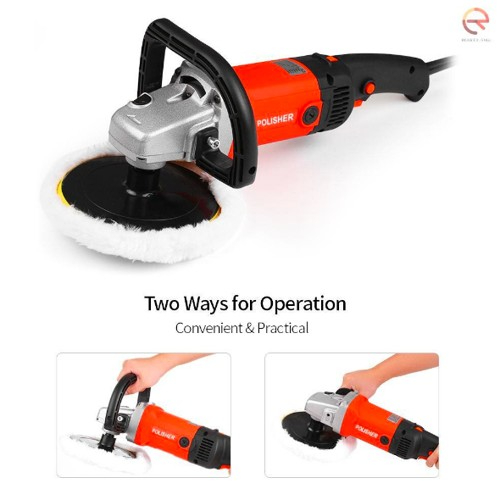 2100W Máy đánh bóng ô tô điện cầm tay/ Máy đánh bóng xe điện cầm tay Máy đánh bóng M14 Sơn xe 180mm