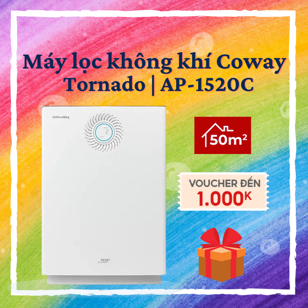 Máy lọc không khí Coway Tornado AP-1520C - Hàng Chính Hãng