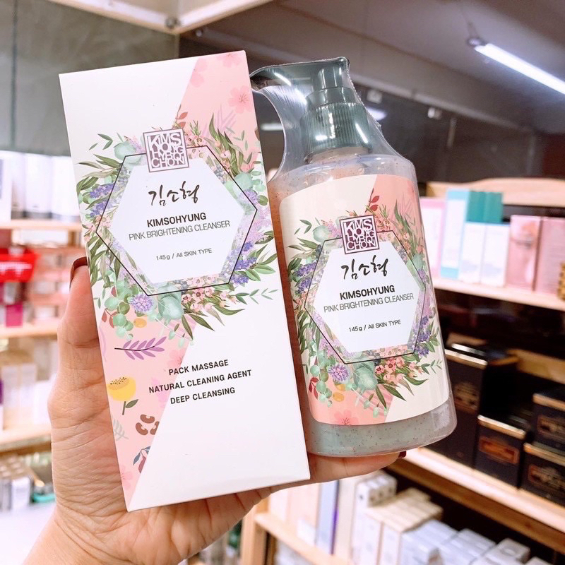 Sữa rửa mặt Bác sĩ Kim KimsohyungFull Boncho Pink Brightening Cleanser - Kimsohyung chính hãng