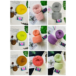 Yarn - Len lông thỏ - Sợi đã chập 3 - Đan móc đồ ấm thu đông