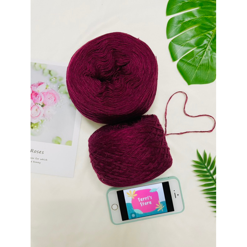 Yarn - Len lông thỏ  - Sợi đã chập 3 - Đan móc đồ ấm thu đông