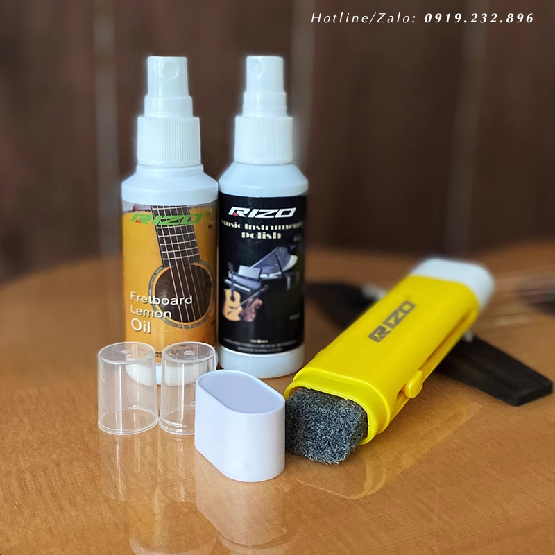 Nước lau vệ sinh và dầu chống gỉ dây thùng đàn phím đàn guitar ukulele lau bao da bao vải chống nấm mốc