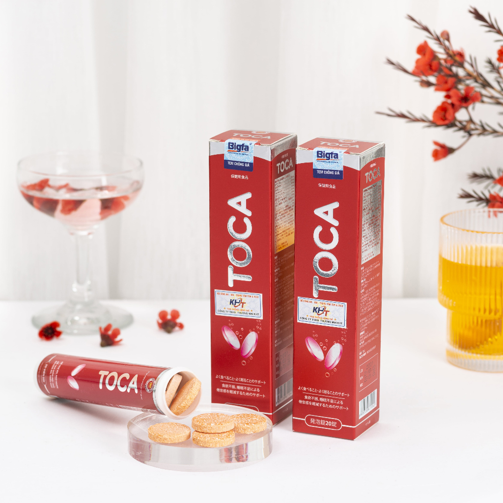 - Viên sủi giúp tăng cân Toca  - Ăn ngon, ngủ ngon, tăng cân tự nhiên