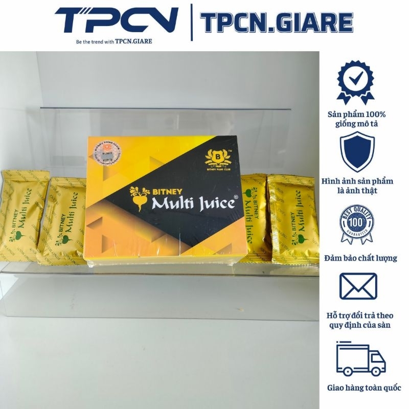 4 Gói Lẻ Multi Juice Của Malaysia Cân Bằng Chức Năng Sinh Lý Nam Nữ - Hộp 10 Gói