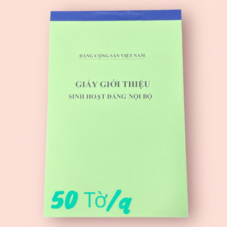 Giấy giới thiệu sinh hoạt Đảng nội bộ