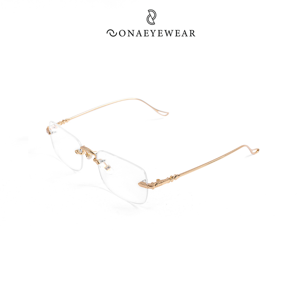 Gọng Kính Cận không viền nam nữ Sona Eyewear - chất liệu kim loại cao cấp - C06