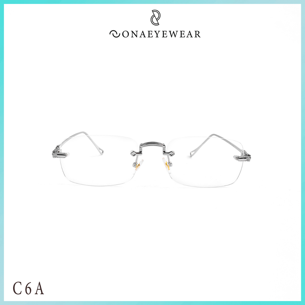 Gọng Kính Cận không viền nam nữ Sona Eyewear - chất liệu kim loại cao cấp - C06