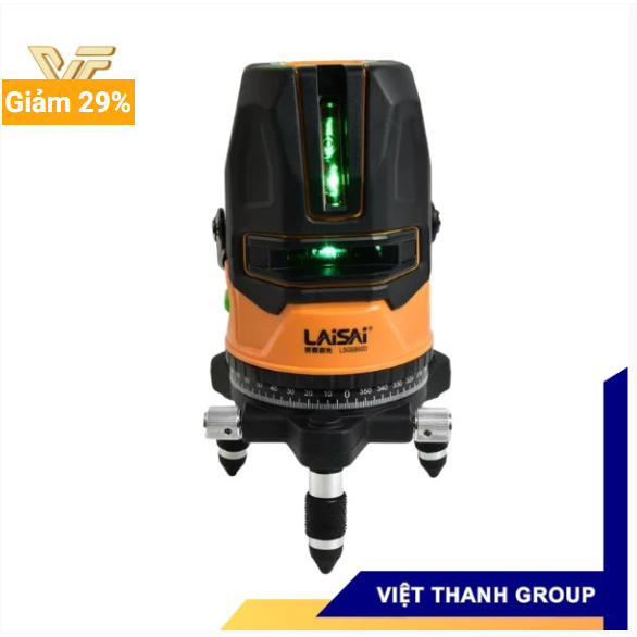 Máy cân bằng laser Laisai LSG686SPD 5 tia xanh