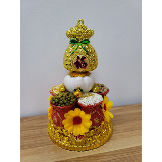Tháp tỏi - tháp thần tài ông địa tháp ngọc thực mã 01 chiêu tài hút lộc chưng ban thần tài