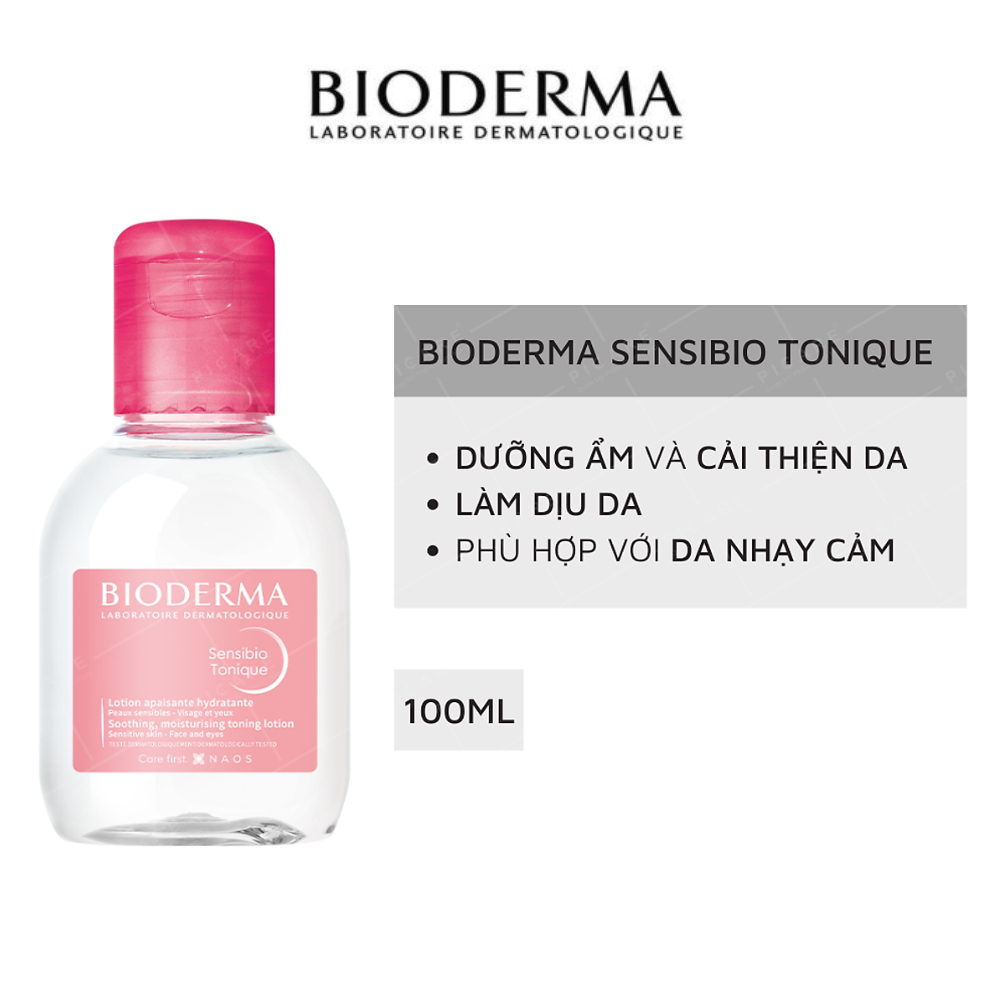 Nước tẩy trang Bioderma 100ml, Bioderma mini - Bioderma cho da hỗn hợp, da nhạy cảm