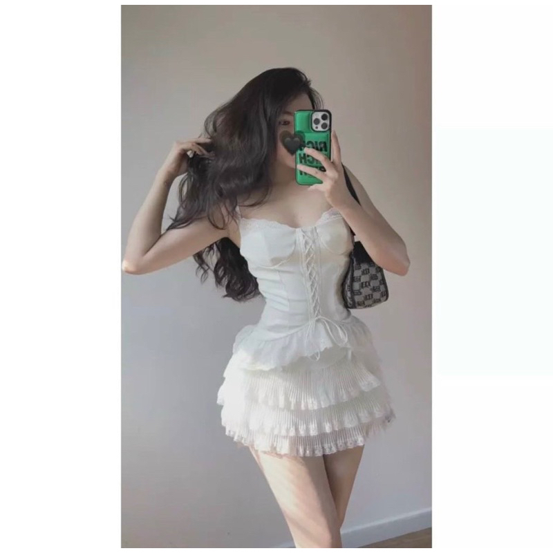 SET ÁO + CHÂN VÁY MIDI ĐUÔI CÁ