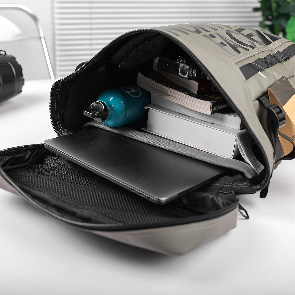 Balo Du Lịch Phượt Đi Làm Học Chống Nước The North Face Fuse Box Balo Có Ngăn Laptop 15inch 16 inch 17 inch Chống Sốc