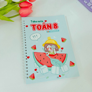 Sổ tay lò xo takenotes toán 8