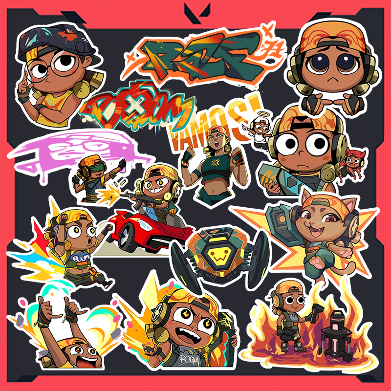 Sticker Valorant - Hình dán Agent Raze