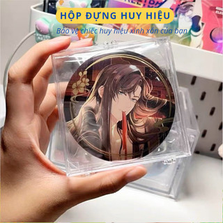 Hộp trong suốt đựng huy hiệu, case huy hiệu badge