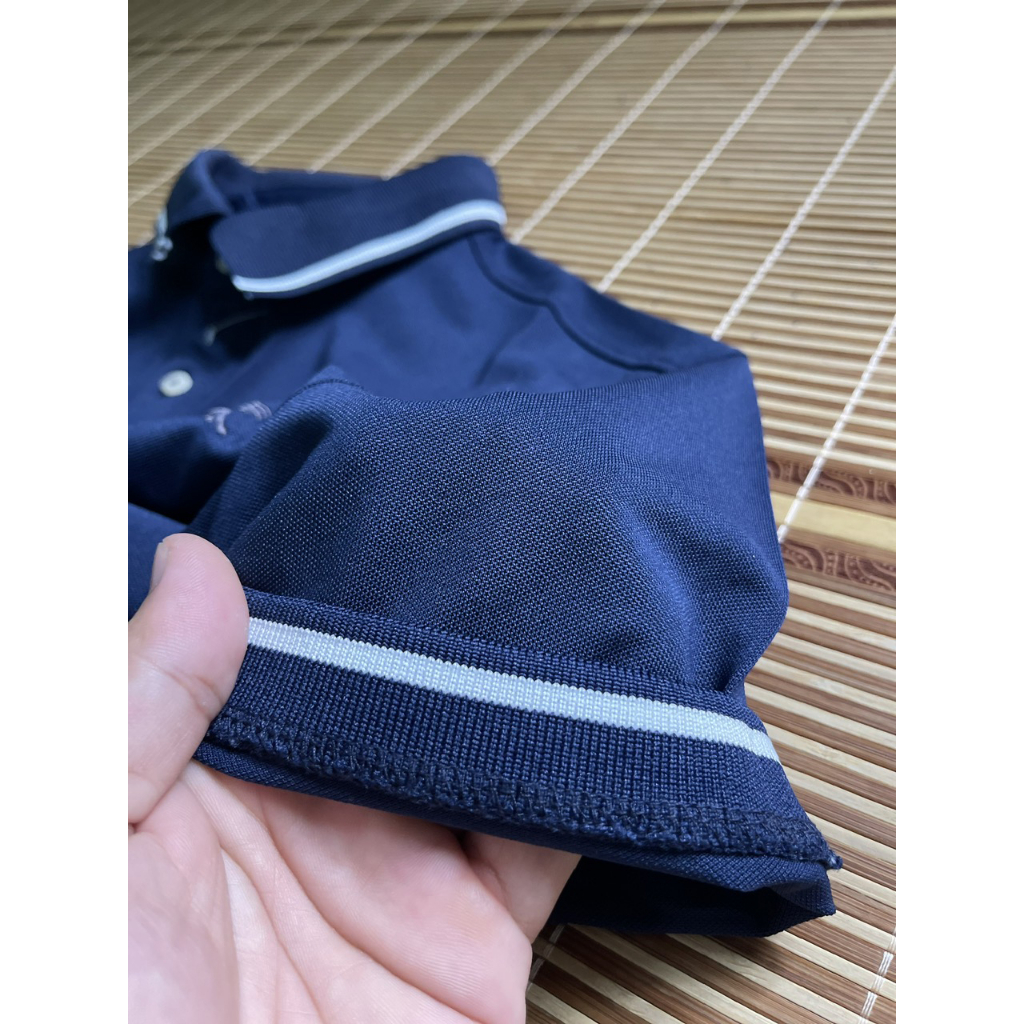 PL10  - Áo Polo Nam thêu hình, áo thun nam tay bo chất cotton cá sấu dày dặn thoáng mát