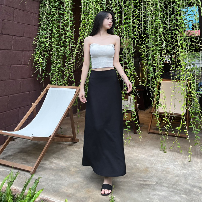 Chân váy xuông xoè dài 90cm thiết kế by Dens.clothing