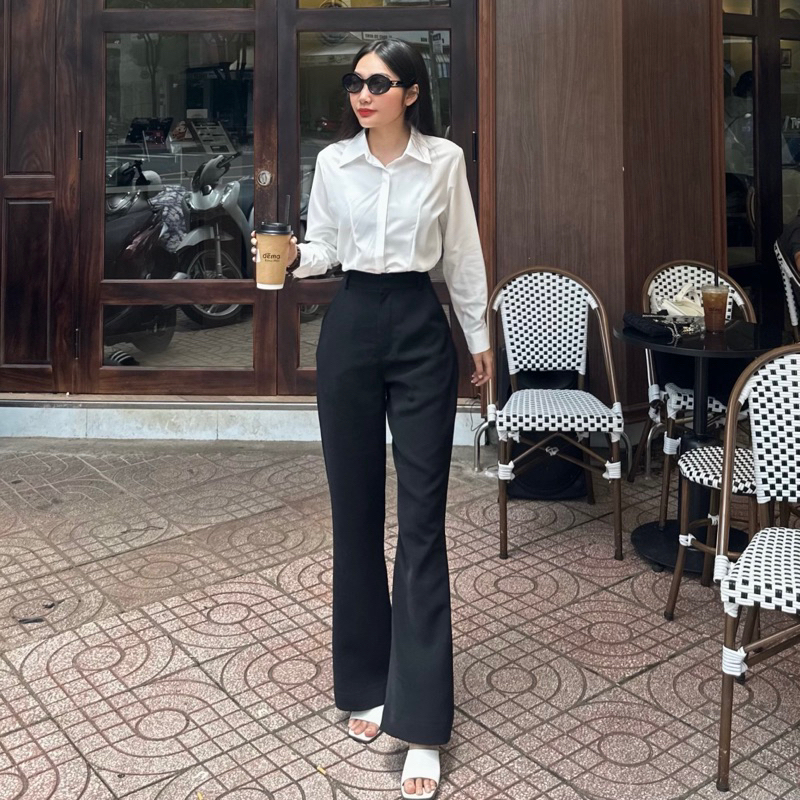 Quần tây hơi loe thiết kế by Dens.clothing dài 103cm