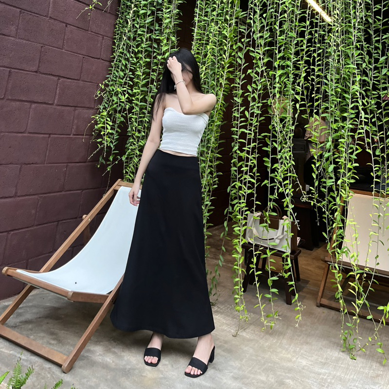 Chân váy xuông xoè dài 90cm thiết kế by Dens.clothing