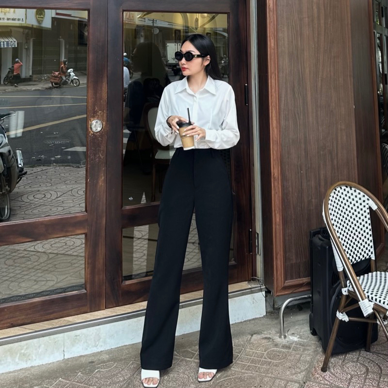 Quần tây hơi loe thiết kế by Dens.clothing dài 103cm