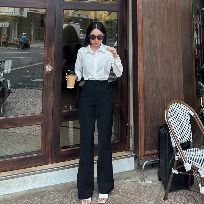 Quần tây hơi loe thiết kế by Dens.clothing dài 103cm