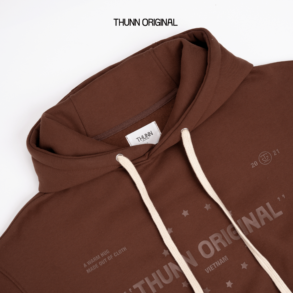 Áo Hoodie Nỉ Bông Cao Cấp - THUNN ORIGINAL Choco Hoodie