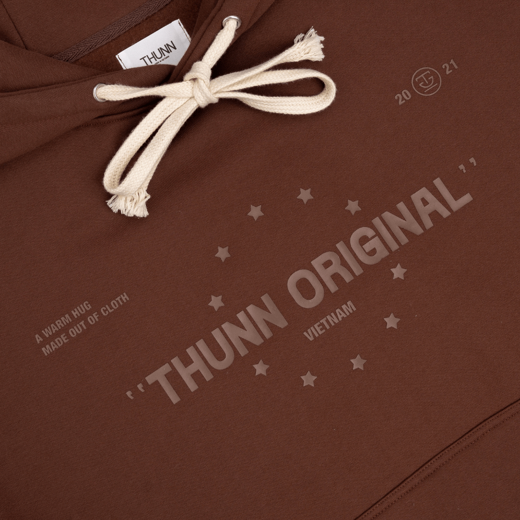 Áo Hoodie Nỉ Bông Cao Cấp - THUNN ORIGINAL Choco Hoodie