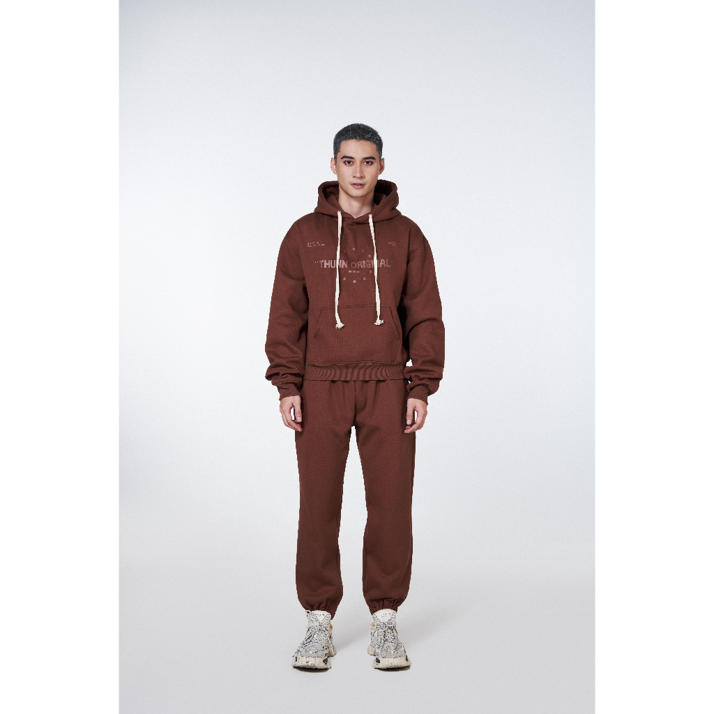 Áo Hoodie Nỉ Bông Cao Cấp - THUNN ORIGINAL Choco Hoodie