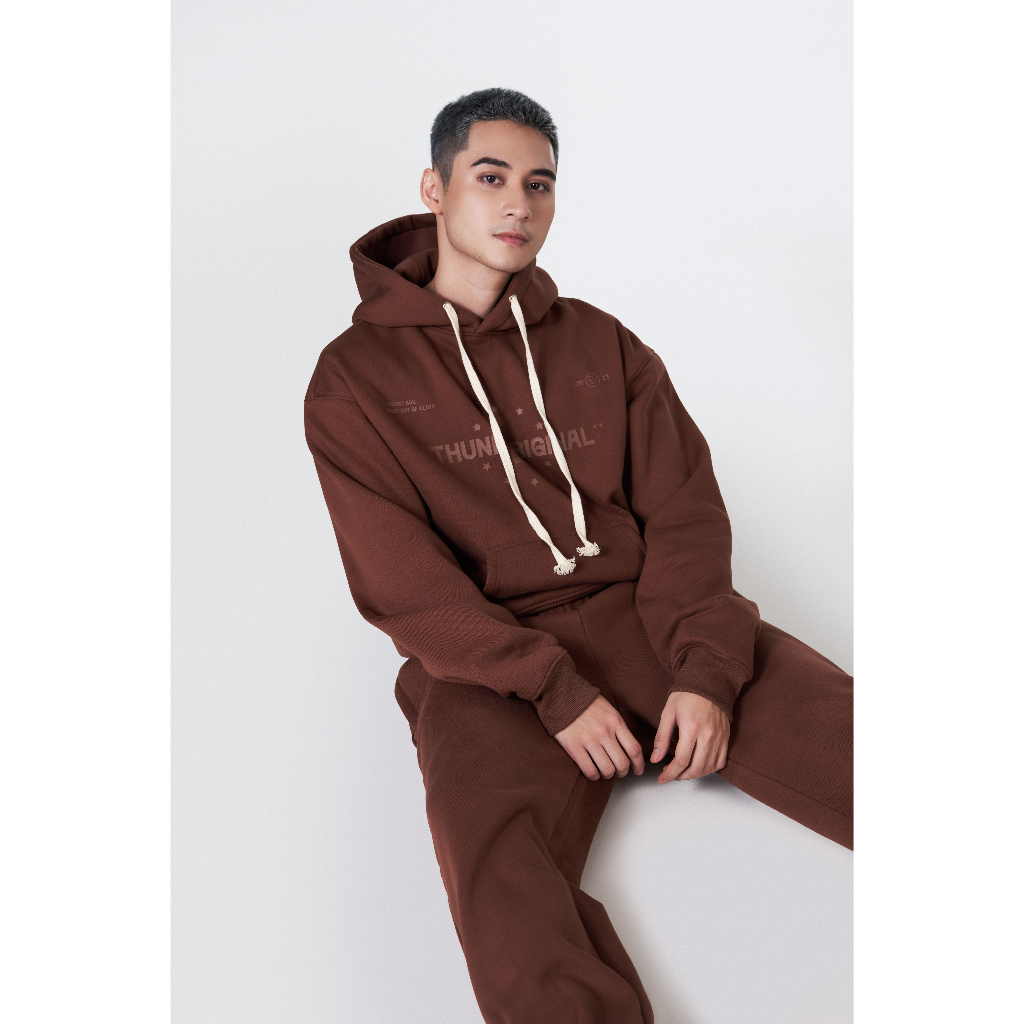 Áo Hoodie Nỉ Bông Cao Cấp - THUNN ORIGINAL Choco Hoodie