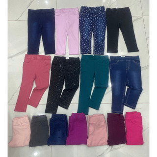 Quần dài jegging giả jean dư xịn size đại cho bé gái 7kg - 35kg