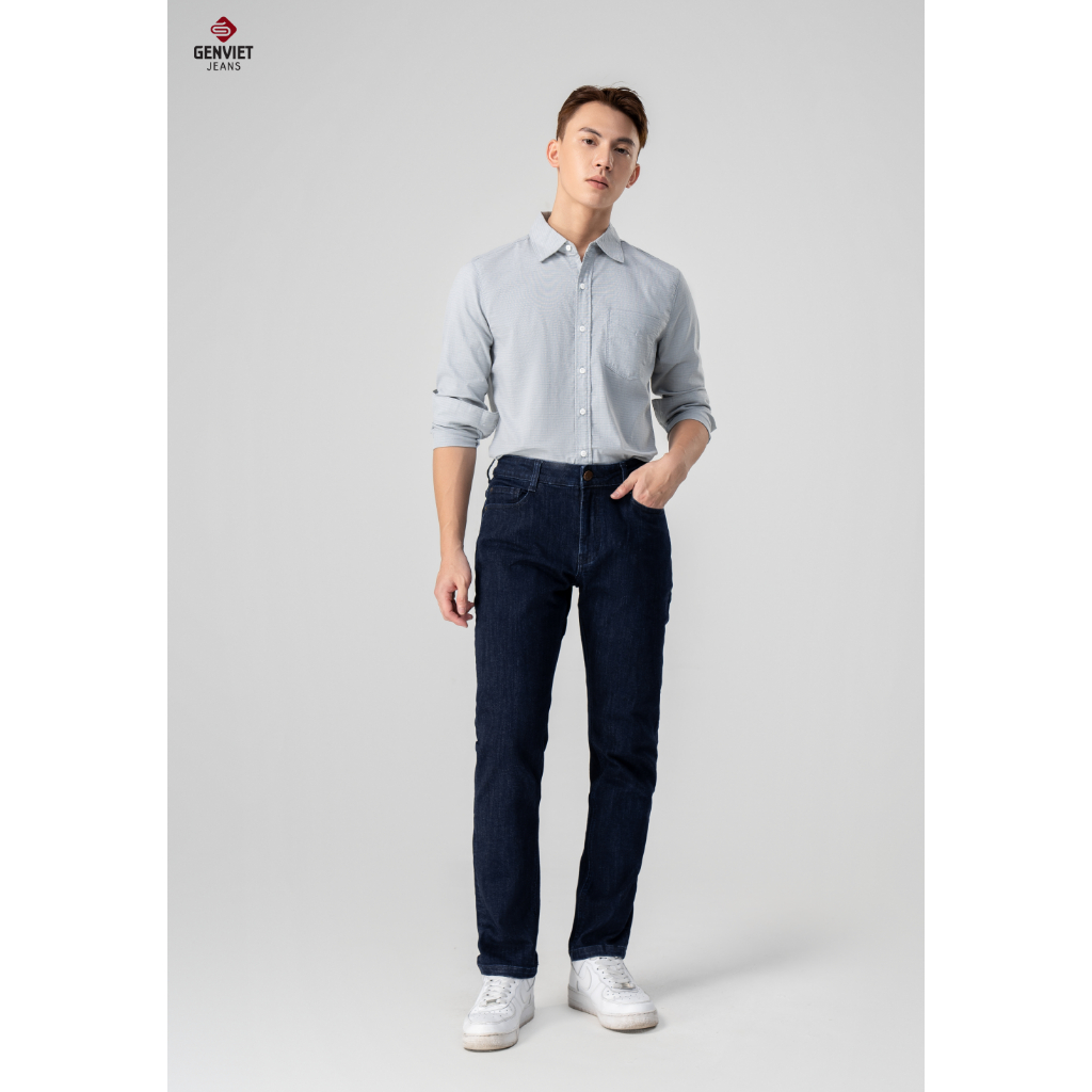 Quần Dài Nam Jeans Col Đứng D1108J8136